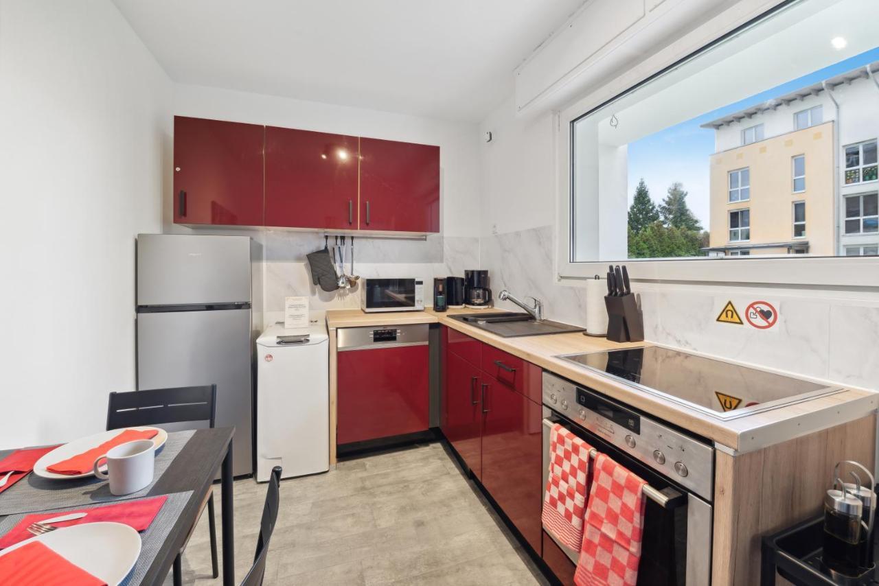 1 Zi. Wohnung, 34M², Parken, Messe Dus Duisburg Bagian luar foto