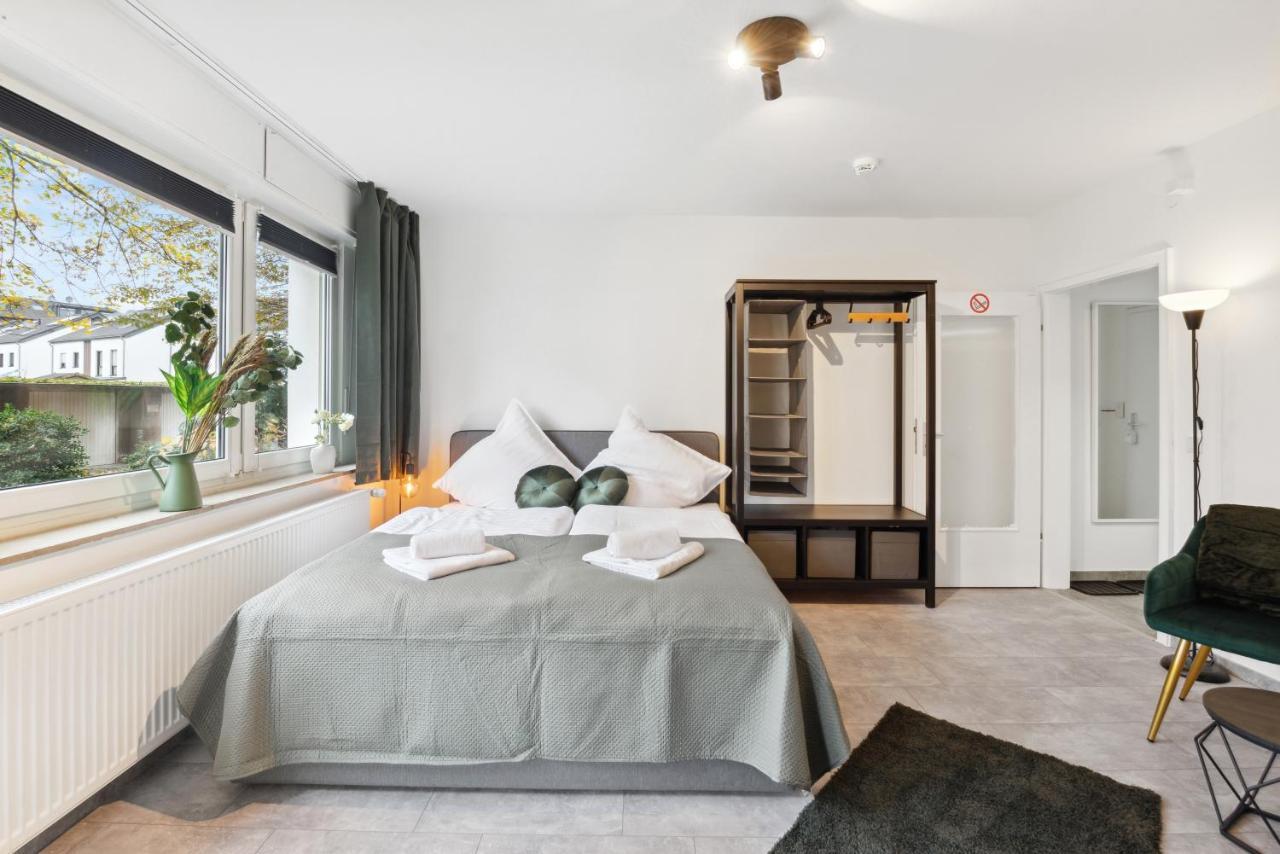 1 Zi. Wohnung, 34M², Parken, Messe Dus Duisburg Bagian luar foto